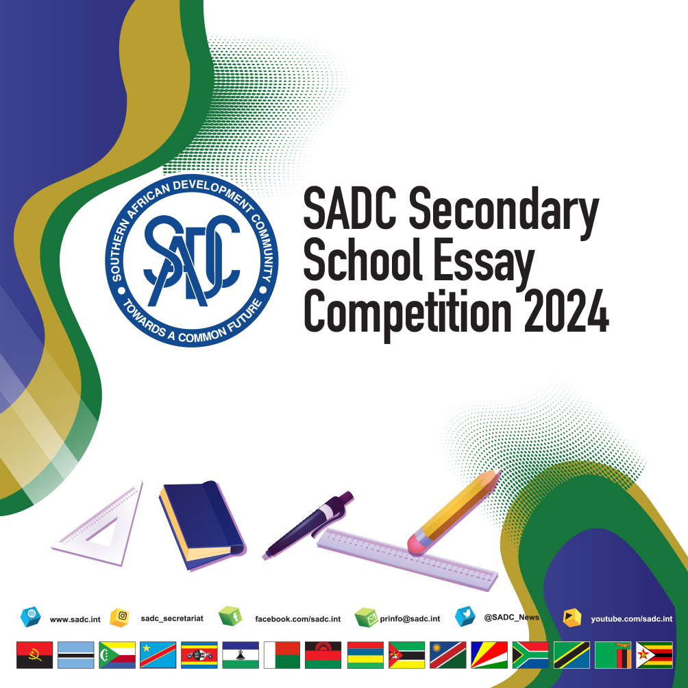 Call for entries for the 2024 SADC Secondary School Essay Competition